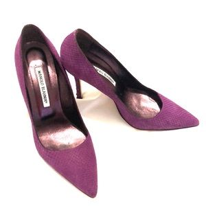 Manolo Blahnik bb heels. 8.5